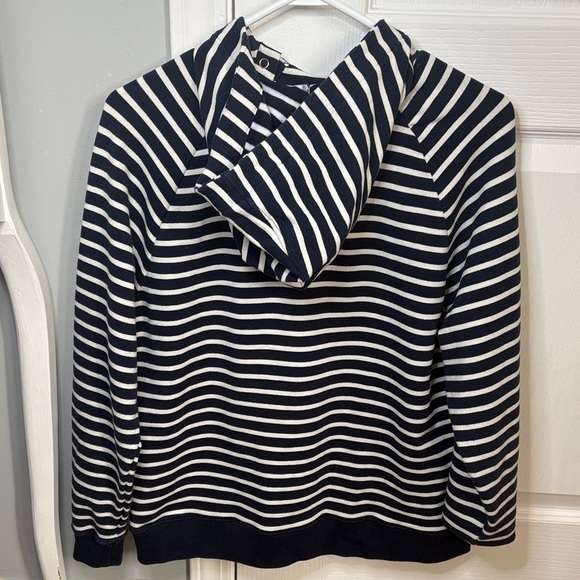 Ralph Lauren Navy and White Striped Turtleneck Sweater - Picture 4 of 4